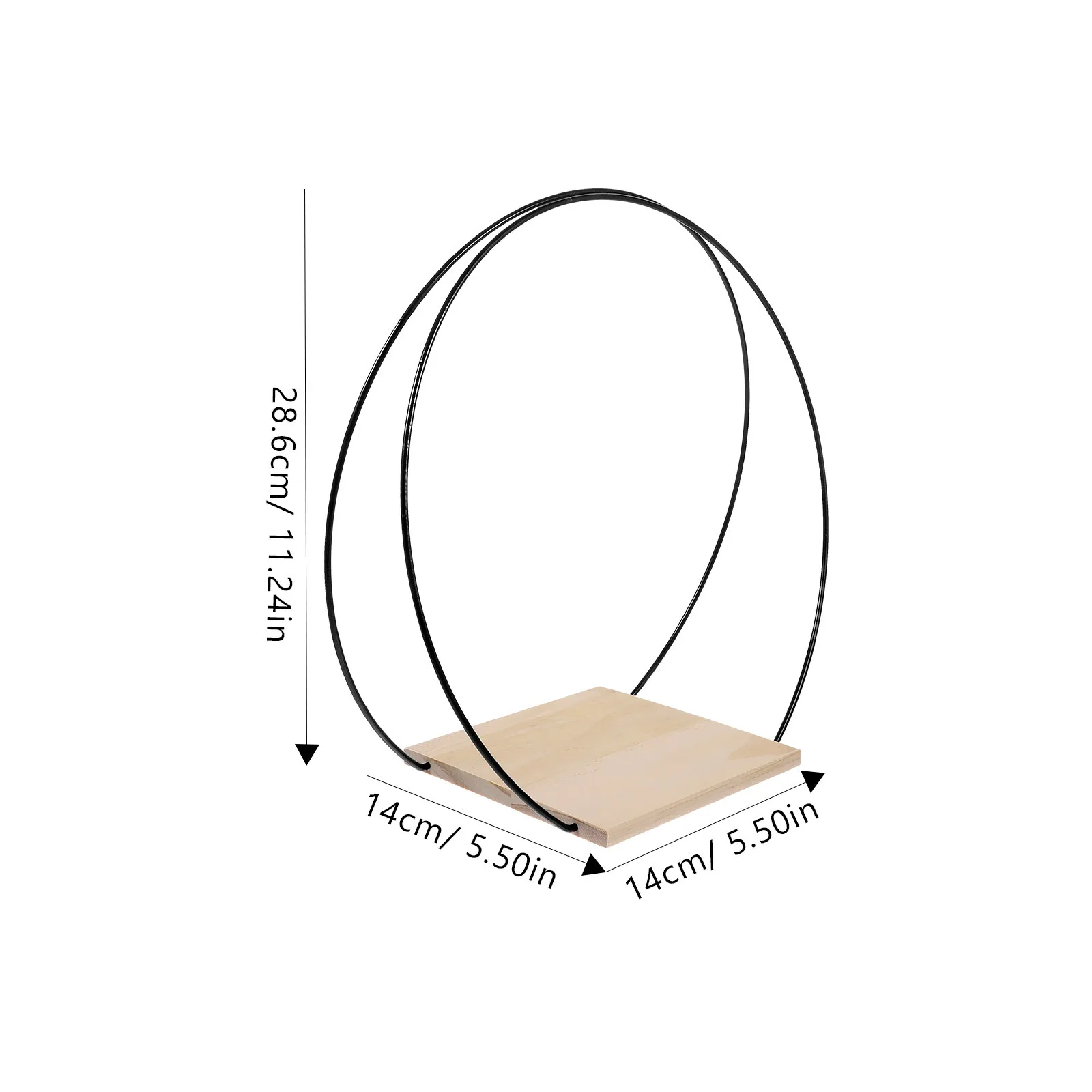 1 مجموعة الحديد الأزهار هوب DIY الزفاف محور سطح المكتب ريفي هوب الحديد الأزهار لوازم ديكور الزفاف #5