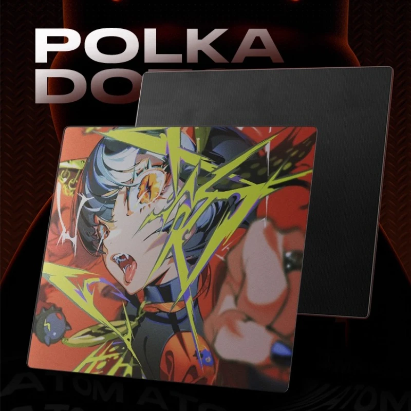 ATOM Micro Etched Tempered Glass Mouse Pad Upgraded Professional FPS Gaming Mouse Pad Smooth Surface High Precision Non Slip