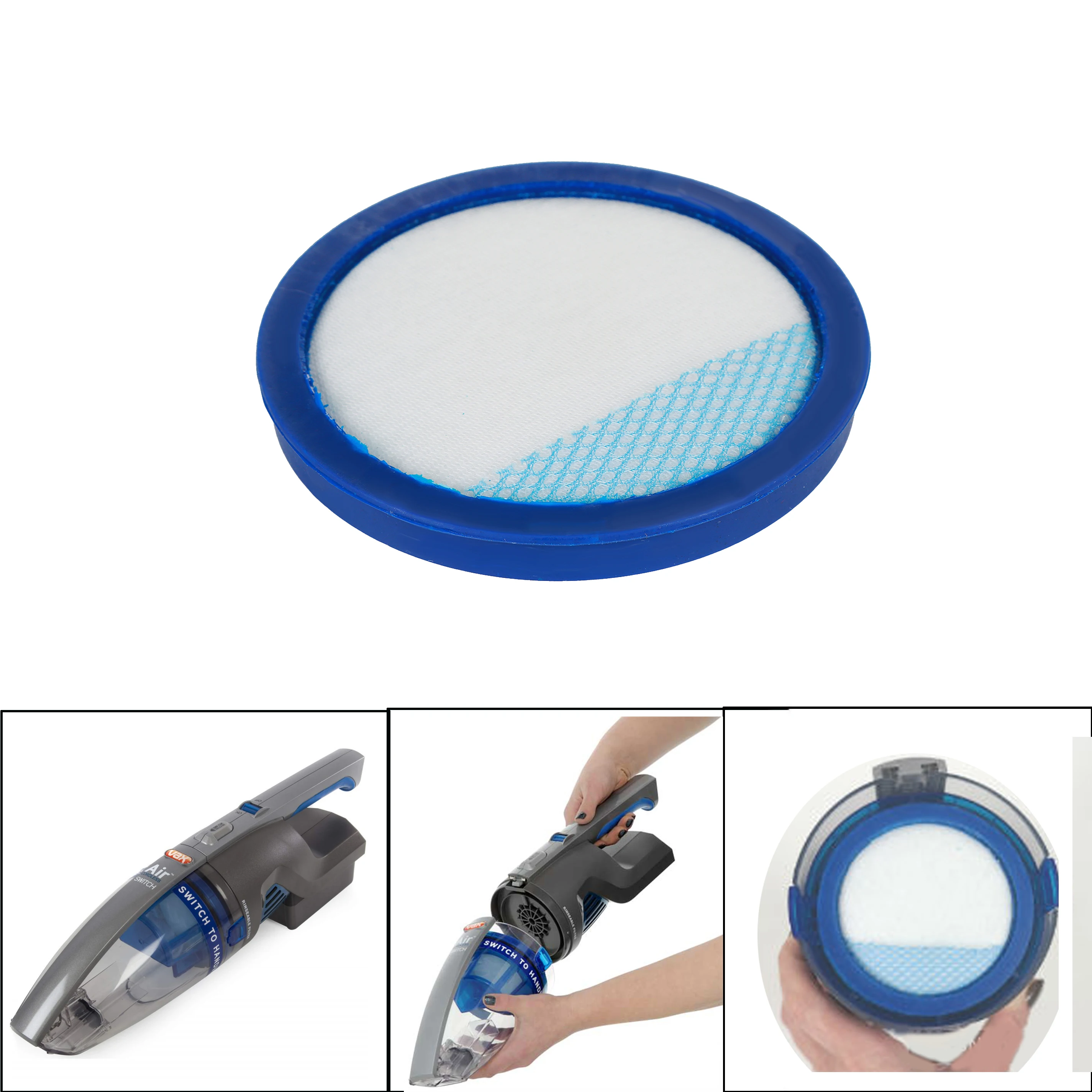 Washable Filters Type 127 For VAX Air Cordless Switch H85-AC21-B Handstick Vacuum Cleaner Replacement Accessories Home Appliance