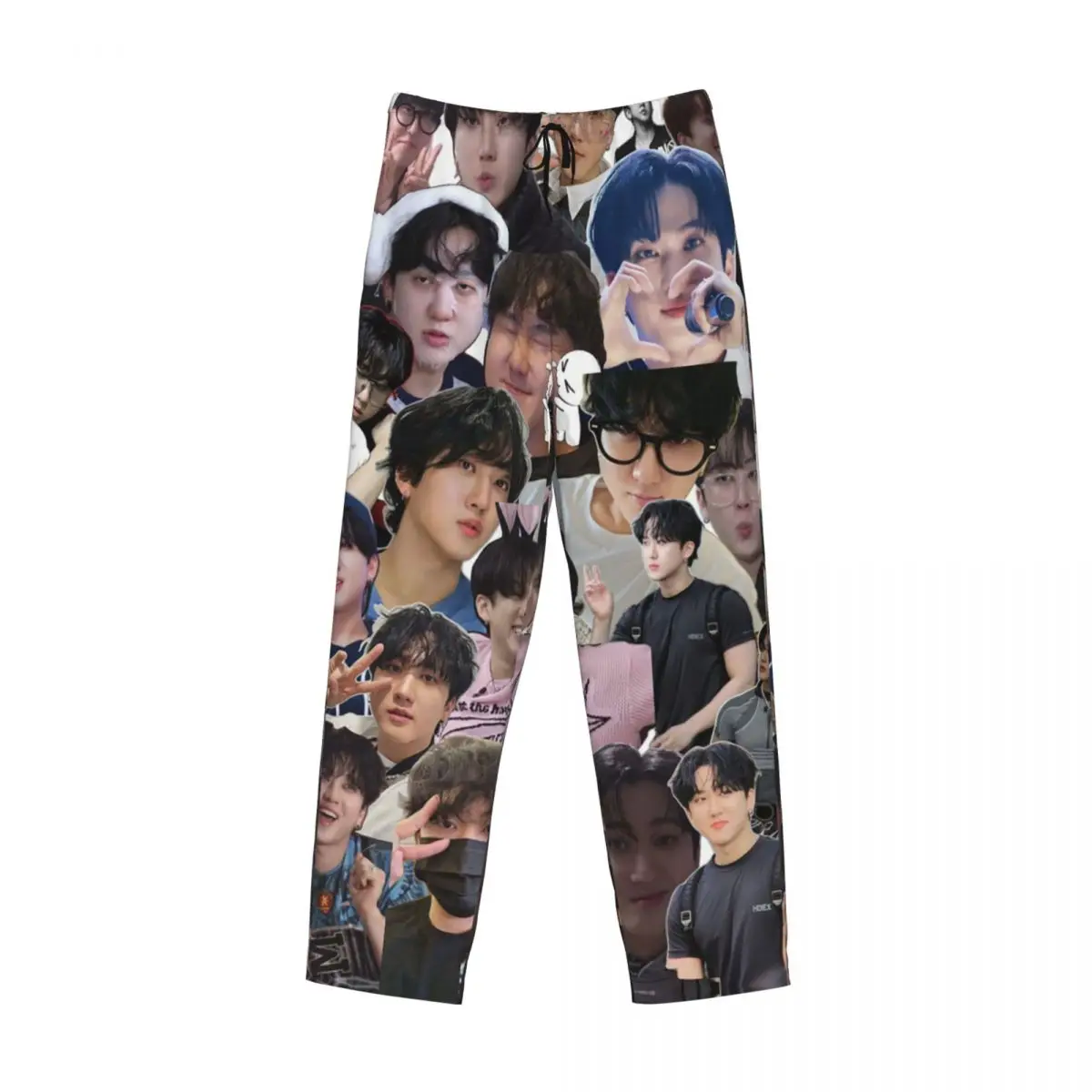 

Custom New Seo Changbin Pajama Pants Men Sleepwear Sleep Lounge Bottoms with Pockets