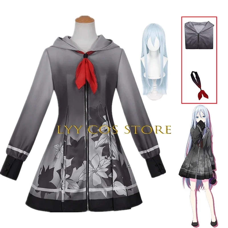 

Yoisaki Kanade Cosplay Anime Project Sekai Colorful Stage Feat 3rd Costume Uniform Dress Wig Party Outfits for Women