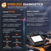 FOXWELL GT60 OBD2 自動車スキャナすべてのシステムすべて無料 DPF EPB A/F TPMS リセット OBD 2 プロフェッショナル車診断ツール 4
