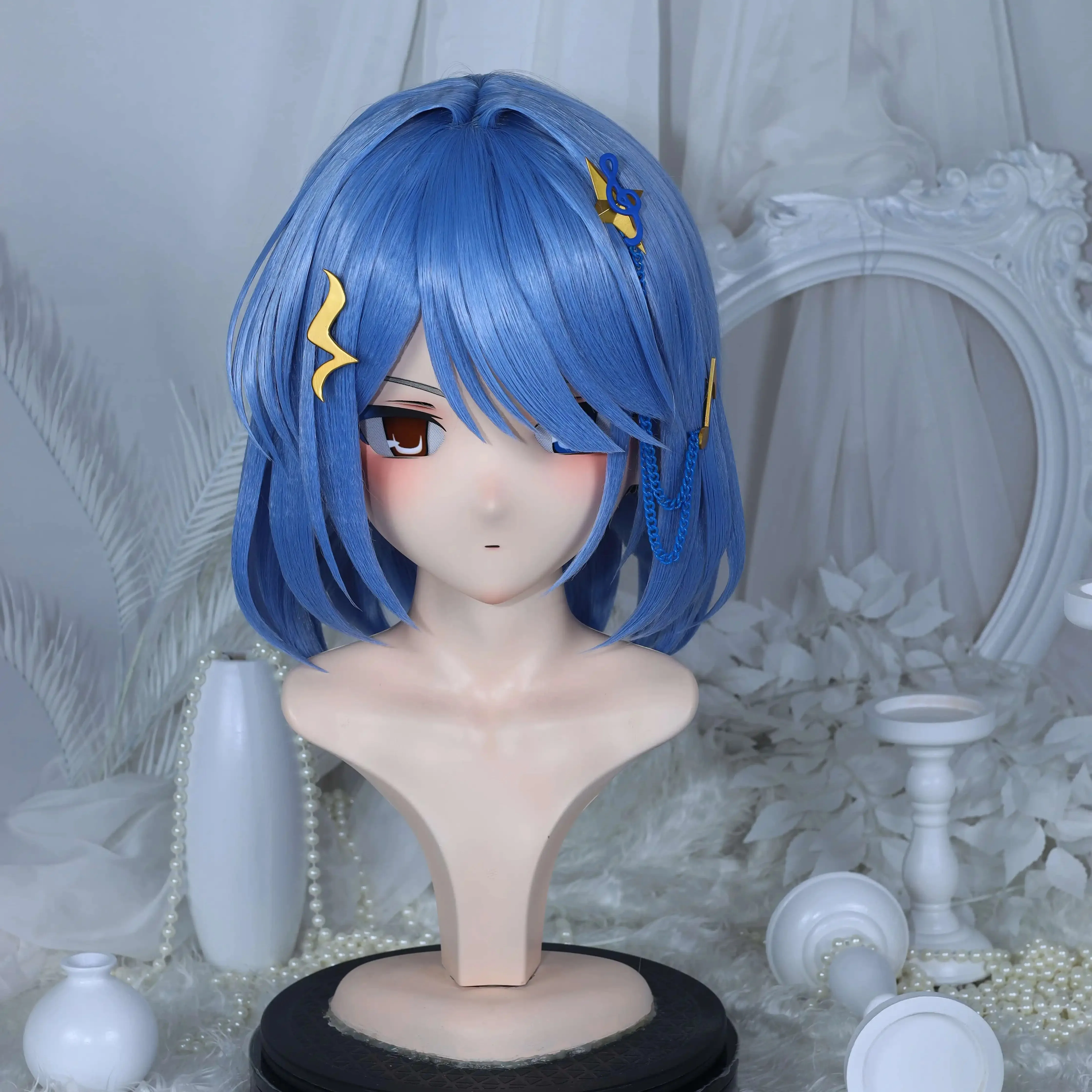 

Kigurumi Xiuzhi NFD full head with lock cosplay head shell props costume anime game