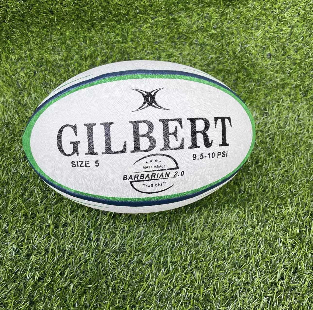 Rugby ball detail view