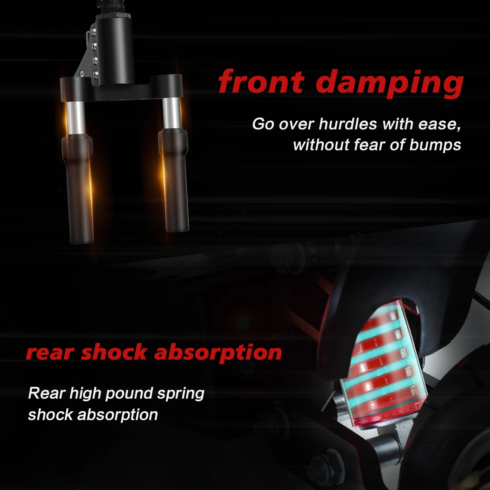 سكوتر كهربائي Boyueda Q7 Pro 10 "1600Wx2 ثنائي المحرك سكوتر إلكتروني قابل للطي سرعة علوية 42Mph 988WH ماكس المدى 42Mile تحميل 330Ibs جديد #6