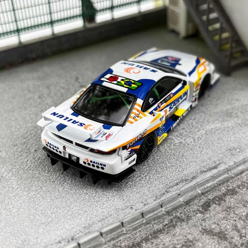 

МИНИГТ 1:64 # 895 LBWK S15 SILVIA модель автомобиля из сплава, статическая коллекция, украшенные праздничные подарки, игрушки