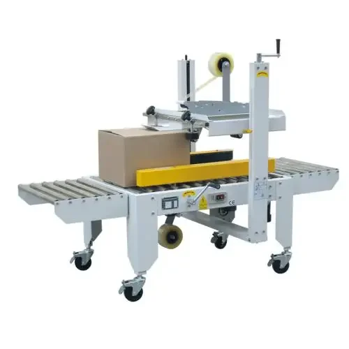 

FILLING AUTO BRAND Semi Automatic Case Carton Box Sealer Drive Belt Tape Box Carton Sealing Machine