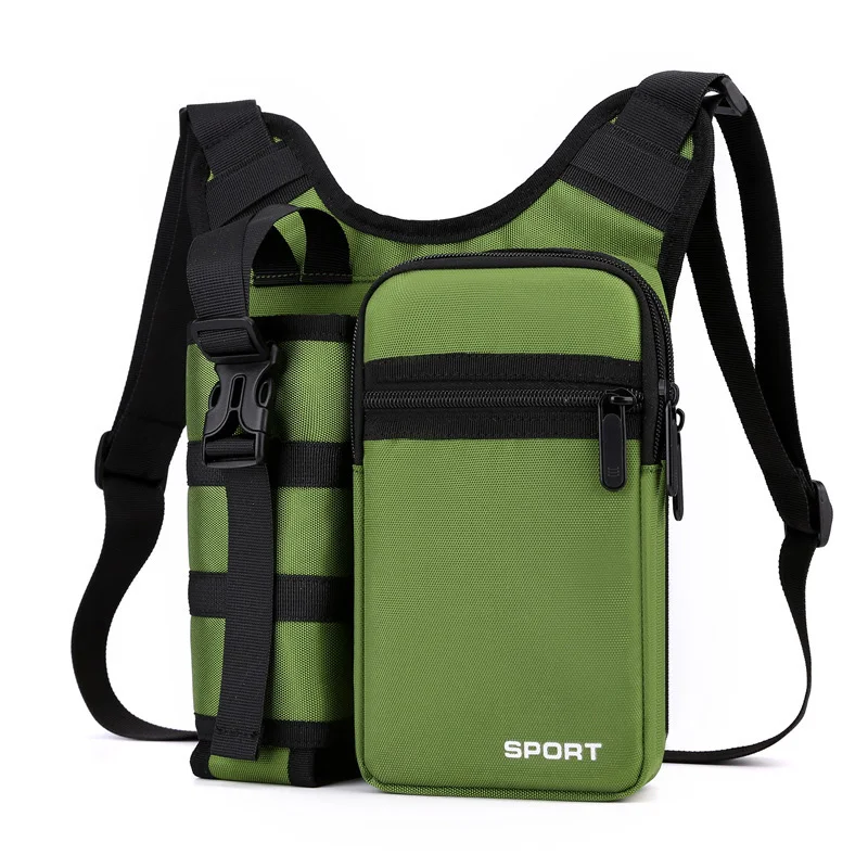 

Men Fashion Crossbody Bag Outdoor Sports Cycling Single Shoulder Backpack Waterproof Messenger Bags Water Bottle Handbags XA575C