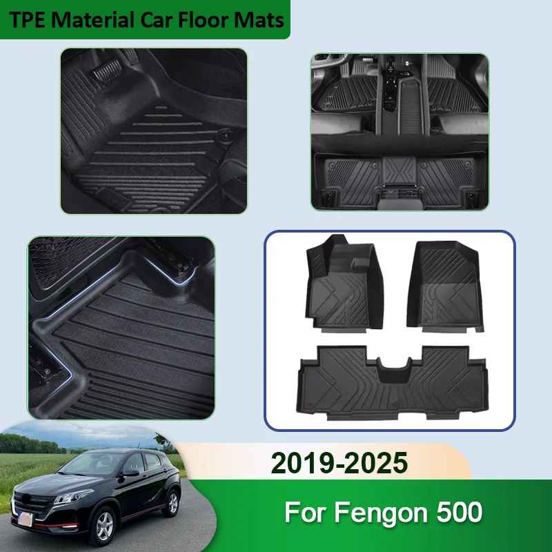 

Для Fengon 500 2019 ~ 2025 2024 DFSK Glory E3 LHD автомобильный напольный коврик из материала TPE, поднос для пола, водонепроницаемый внутренний автомобильный аксессуар