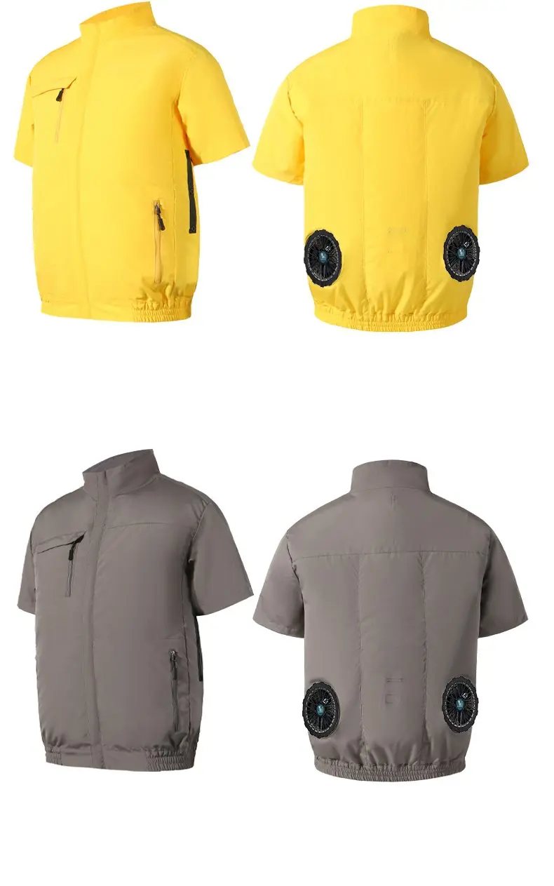 Summer 3 Fans 4 Fans Air Conditioning Cooling Vest Men Women Outdoor Jacket Sun Protection Windbreaker Travel Fishing Sports