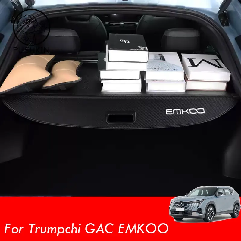 

Для GAC Trumpchi EMKOO 2023 2024 2025 задняя крышка багажника автомобиля выдвижная занавеска для багажа водонепроницаемый щиток аксессуары