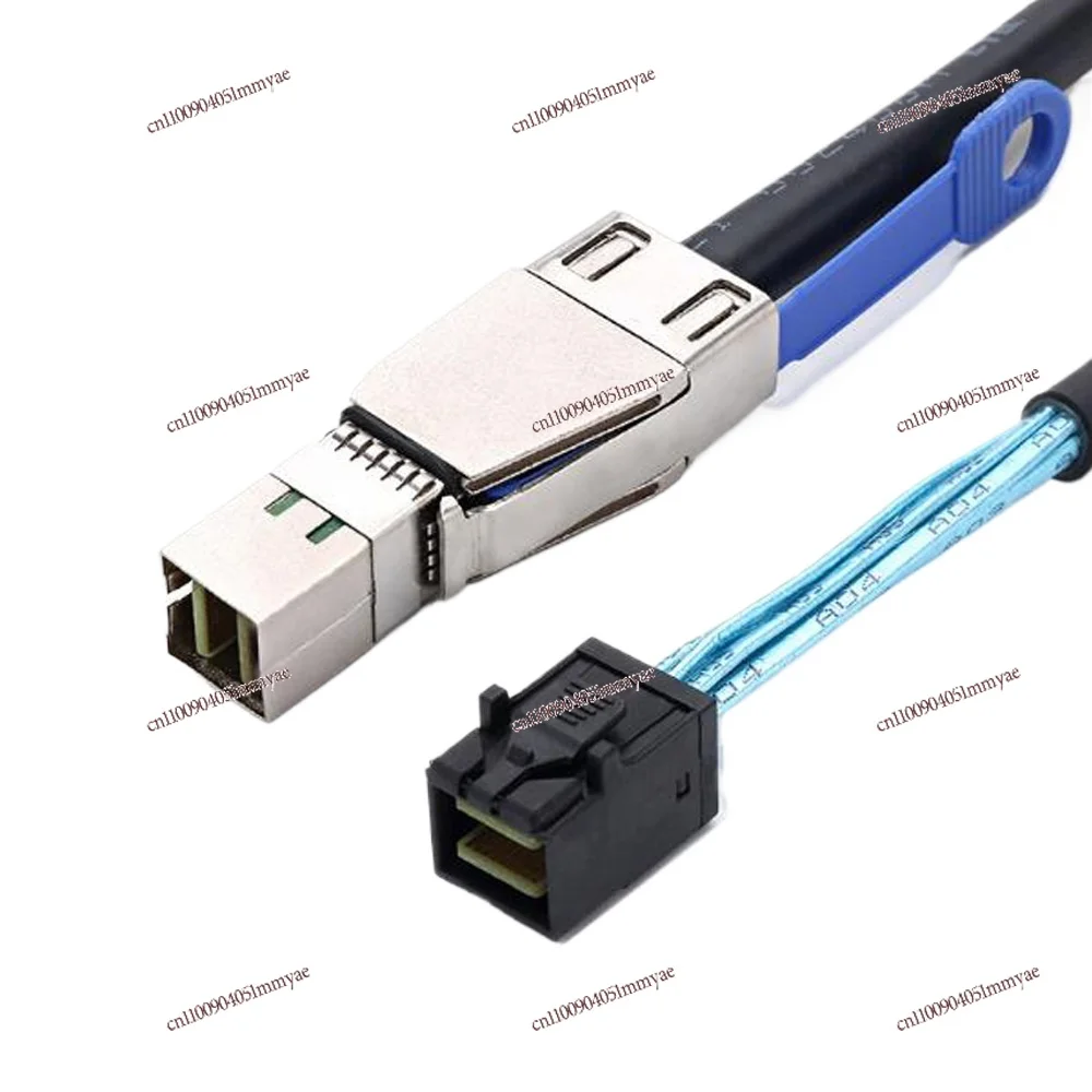 Mini SAS HD SFF-8644 with IC To SAS HD SFF-8643 Server Overlay Cable