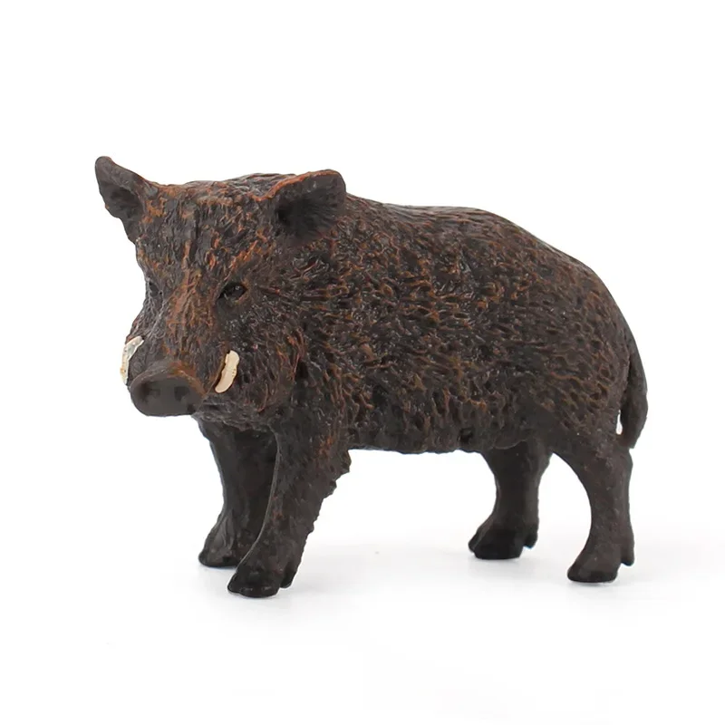 New 1PC Simulation Animal Wild Life Wild Boar PVC Model Cartoon Figure Kids Preschool Figurine Toy Home Decor Gift