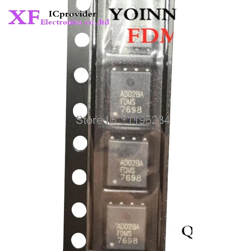 FDMS7698 7698 QFN8 IC, 10cs por lote