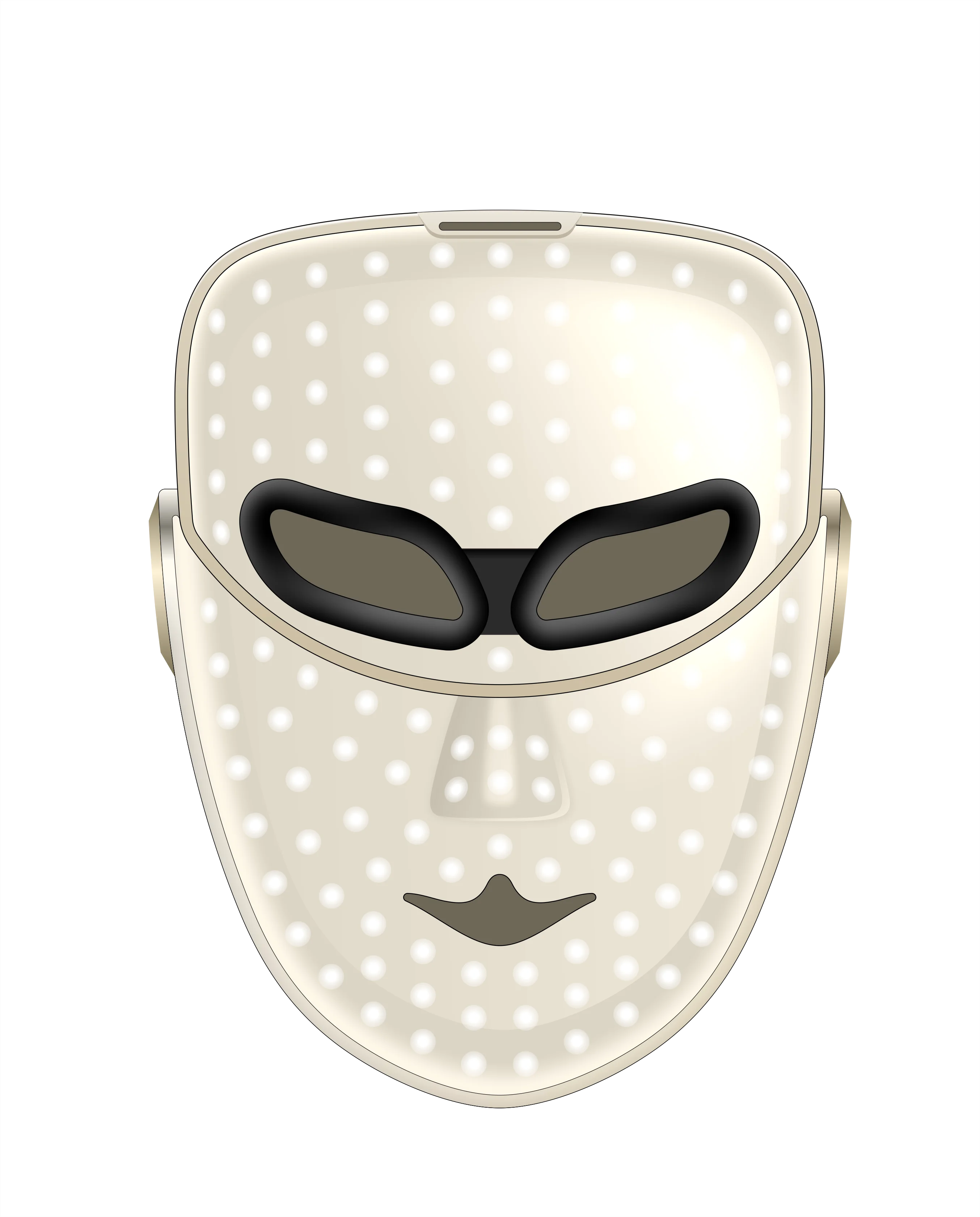 OEM ODM Led Therapie Licht Schoonheid Lichttherapie Foton Fototherapie Led Light up Gezicht Siliconen Led Gezichtsmasker