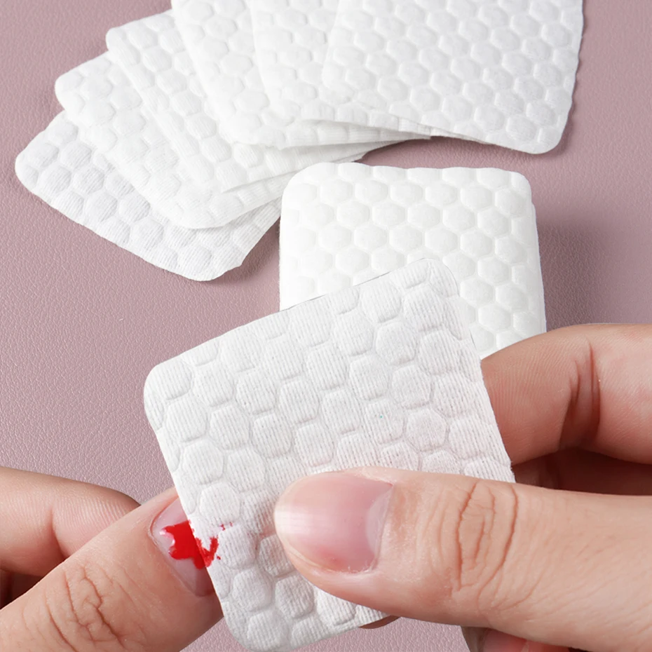 200 szt. Perłowe płatki do usuwania lakieru, bezpyłowe, profesjonalne płatki do paznokci, płatki do usuwania lakieru, płatki kosmetyczne do czyszczenia powierzchni paznokci, narzędzia.