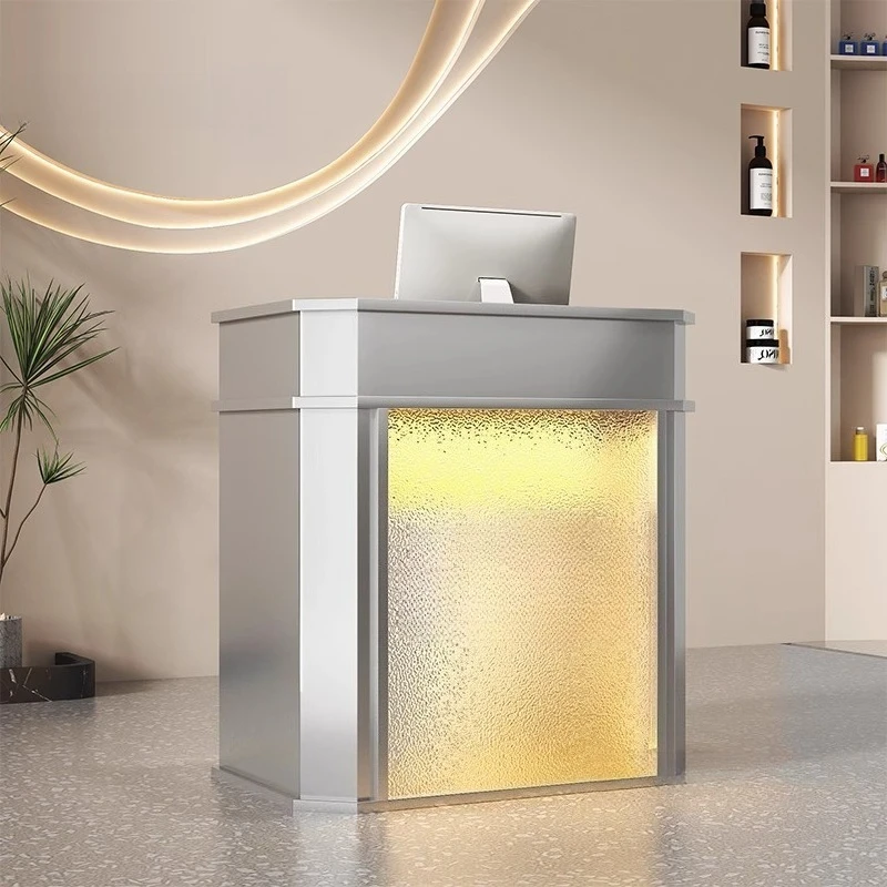 

Shop small checkout page creative clothing store reception desk catering wrought iron paint welcome
