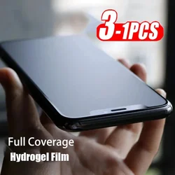 3-1Pcs Full Cover Matte Hydrogel Film for Redmi Note 13 Pro Plus 4G 5G Clear TPU Screen Protector for Redmi Note13Pro+