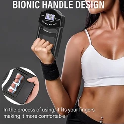 Grip Strength Tester, 396Lbs/180Kg Digital Hand Dynamometer Grip Strength Meter USB LCD Screen Hand Grip Dynamometer