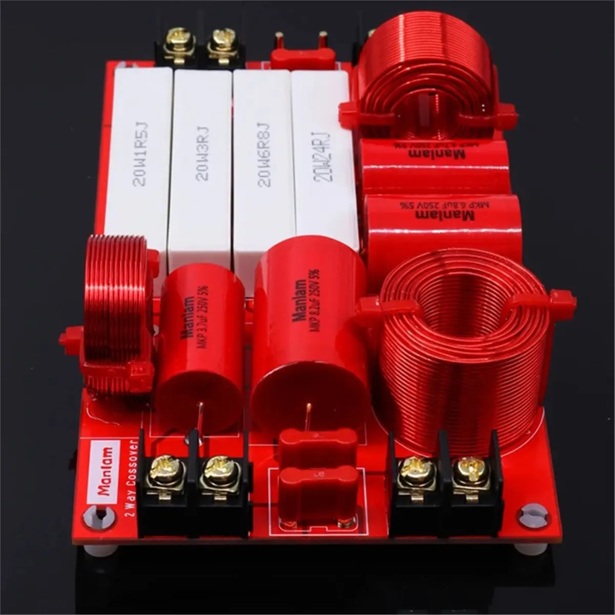 2026 New Hifi Audio Speaker Crossover 2 Way Frequency Divider 250W Treble Stereo Dual Filters Circuit Board Combiner Dividers