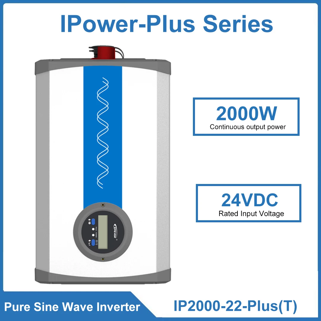 EPEVER 2000W IPower-Plus Series Pure Sine Wave Inverter Input To Output Electrical Isolation For RVs Boats Residentials