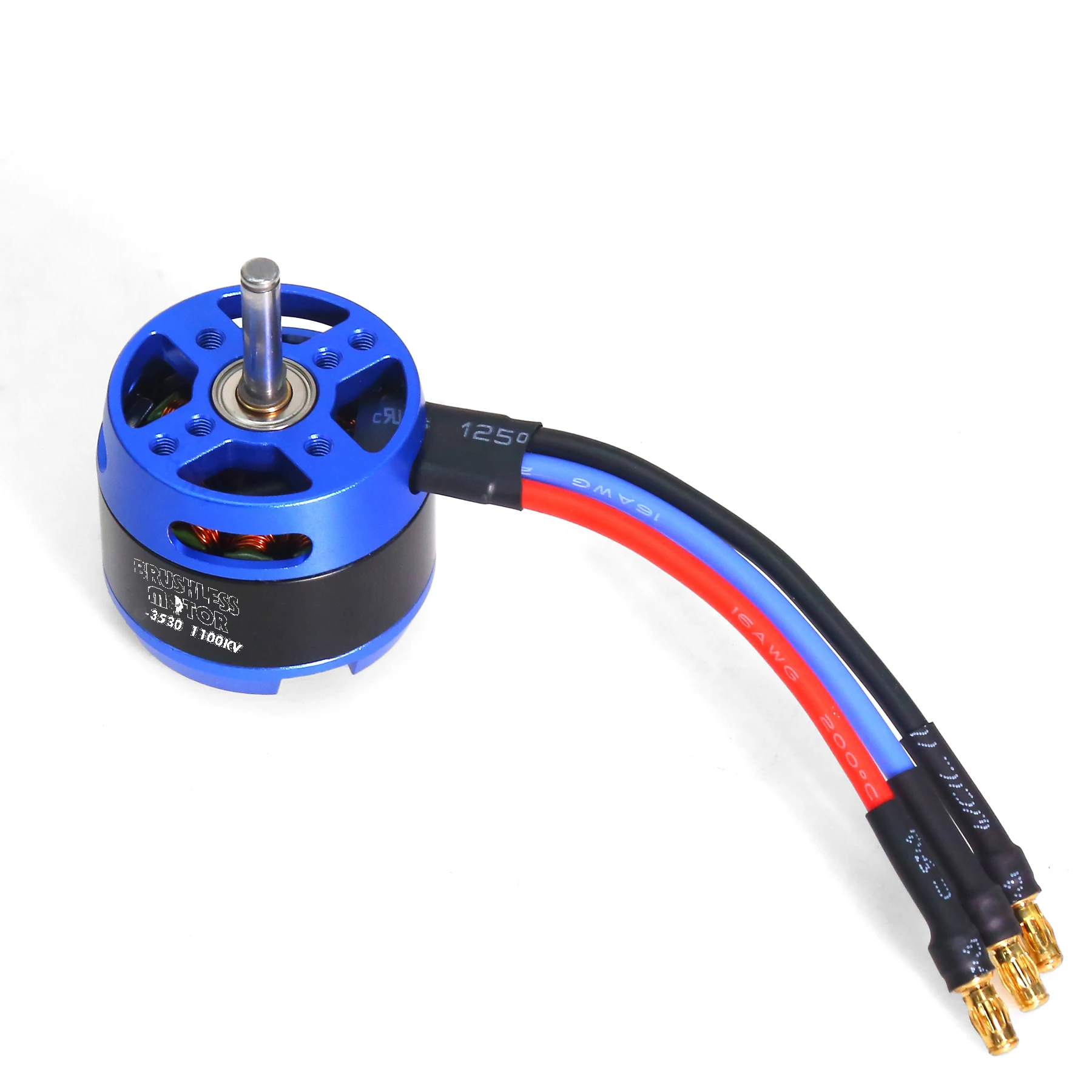 Brushless Motor, 3530‑1100KV Metal  High Efficiency Compatible for RC Remote Control Aircraft Modeling Accessories