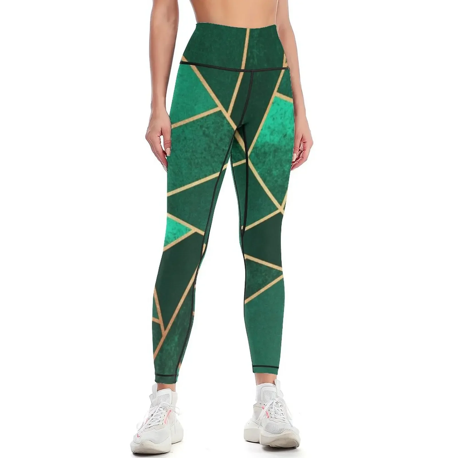 

Emerald and Copper Leggings Women's sports pants Sports female trousers sporty woman push up Womens Leggings
