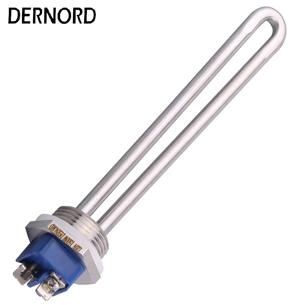 Screw In Heater with 1 Inch NPT Thread 12V 150W/300W 24V 600W 120V 1KW/2KW Immersion Water Stainless Steel 304 Heating Element