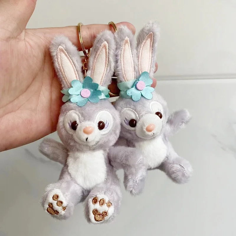 لطيف ليتل أرنب أفخم قلادة المفاتيح تمثال القانون آلة دمية ألعاب من نسيج مخملي دمية معلقة الديكور هدية ليتل ر