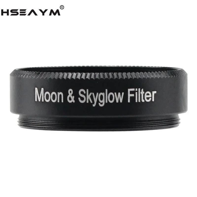 Hseaym-天体望遠鏡用の光学式接眼レンズ,1.25インチ,31.7mm,月光フィルター,紫色のレンズ