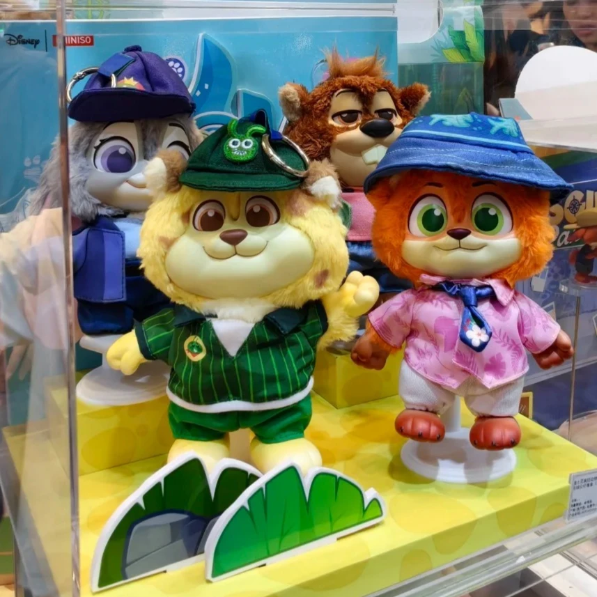 جديد Zootopia مدينة المقيمين سلسلة الفينيل أفخم صندوق أعمى لطيف نيك جودي عمل أرقام صندوق غامض قلادة دمية جمع اللعب #4