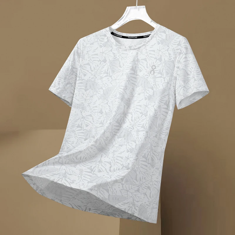 

Qui Dry Ice Silk Running And Climbing T-irt ort Sve Casual Hanfu Men's T-irt Breathable Moisture ng Me