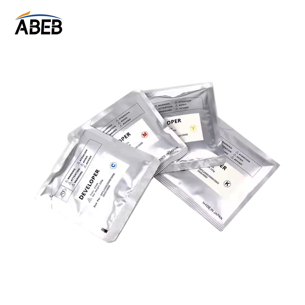 1Set /4PCS MP C2500 Developer Powder For Ricoh MPC2500 MP C2000 C3000 C3500 C4500 High Compatible Copier Color Developer 225g