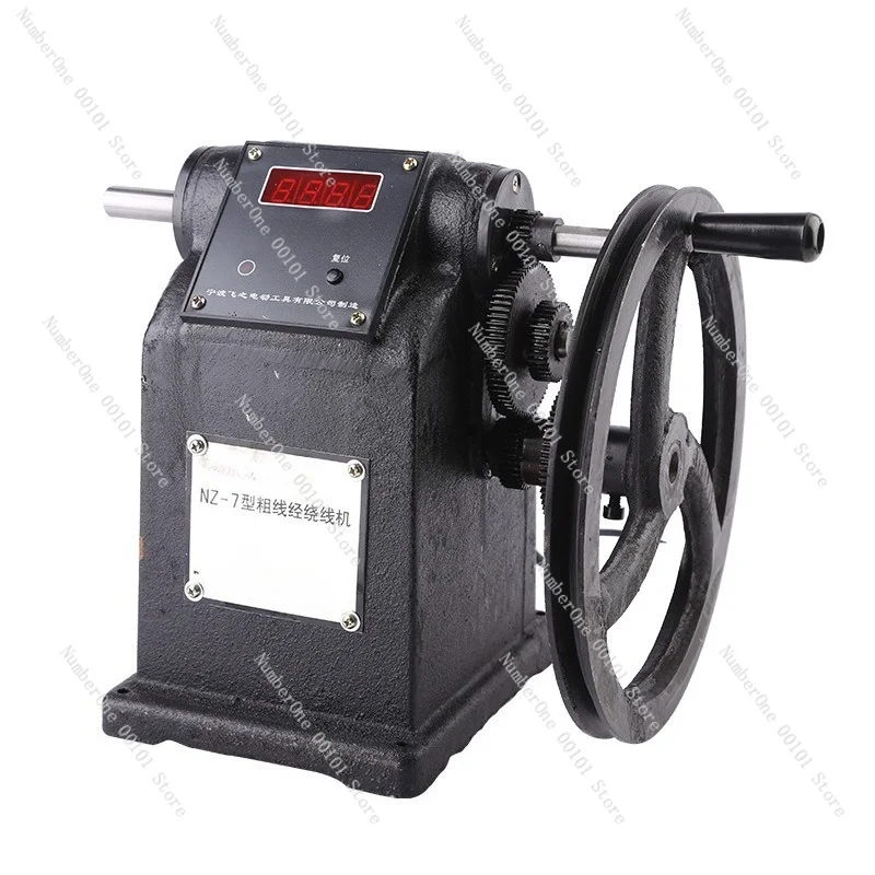 Thick wire winding machine nz-7 hand-operated digital counter winding and tying machine