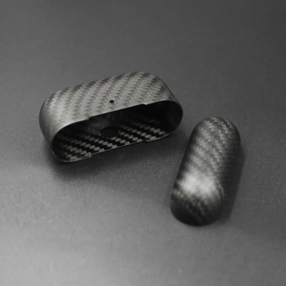 حافظة لهاتف AirPods Pro2 من ألياف الكربون الحقيقية لأجهزة AirPods Pro غطاء رفيع للغاية سماعة رأس لاسلكية مقاومة للصدمات لملحقات AirPods 3