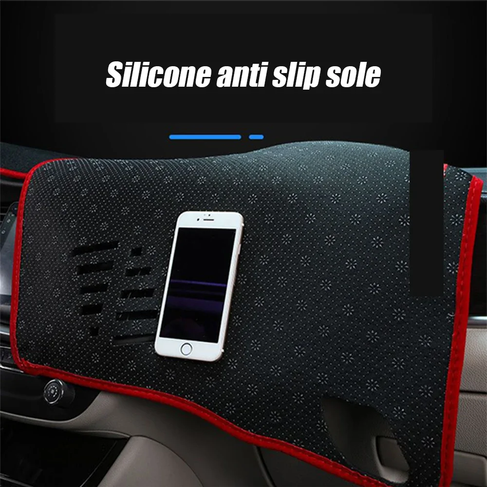 لوحة سيارة ديكور حصيرة واقية من الشمس الغبار عاكس حصيرة غطاء وسادة مقبلات اكسسوارات لوحدة Changan UNI-T 2021 2022 #5