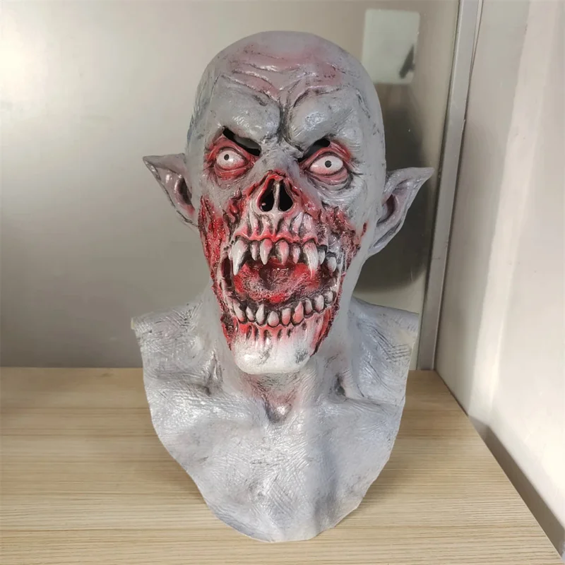 Vampiermasker Enge Dracula Monster Hoofddeksels Halloween Monster Feest Decor Horror Demon Biochemische Zombie Kostuum Cosplay Rekwisieten