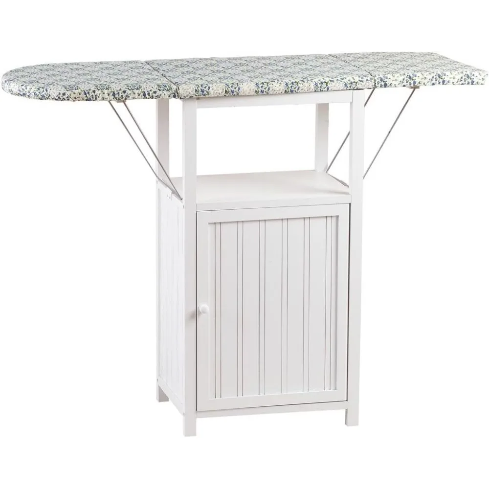 

Deluxe Ironing Board with Storage Cabinet, Perfect for Small Spaces with Extra Storage, Folding Station, Crafted with 1