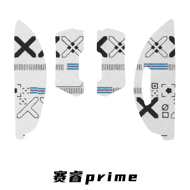 Fita antiderrapante premium para steelseries prime mouse – adesivo de pele absorvente de suor para controle de jogos pro