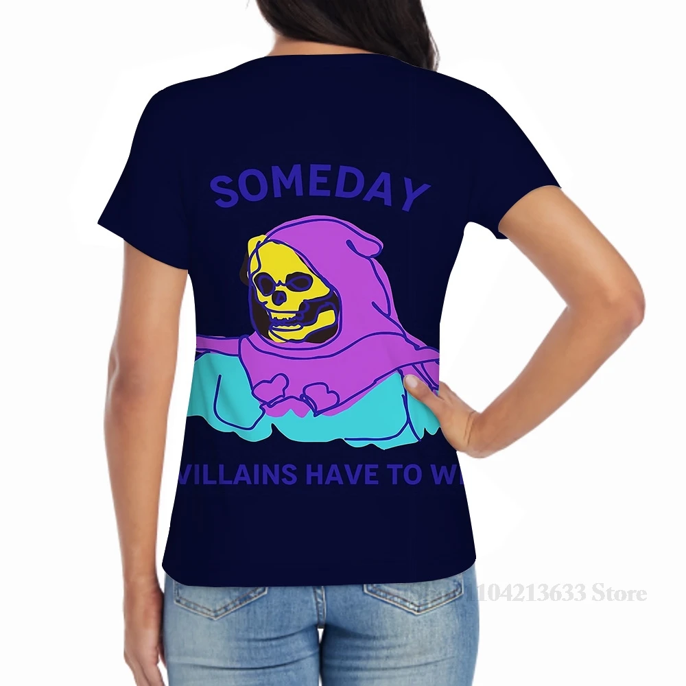 هو رجل الهيكل العظمي سادة الكون يوميا الأشرار يجب أن يفوز الرجال تي شيرت المرأة فتاة الموضة تي شيرت الصبي بلايز تيز #4