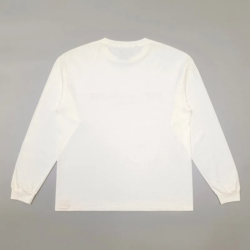 Gallery Dept Talk Flocking French Alphabet Print Long Sleeve T-Shirt