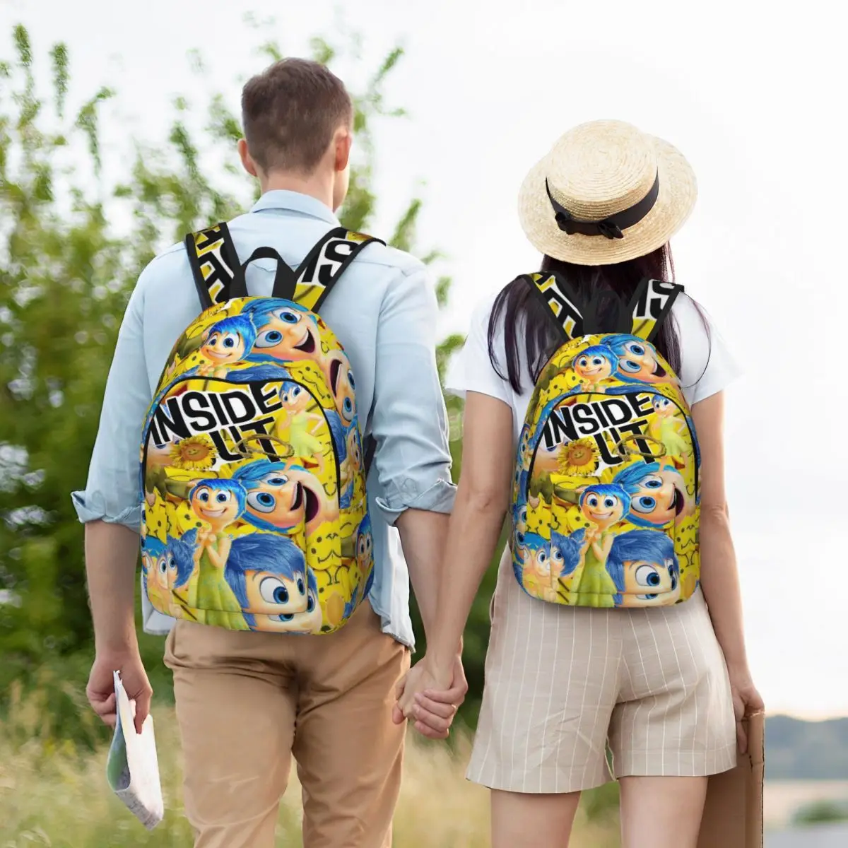 Sac à dos léger imprimé à la mode, sac d'école à l'intérieur, nouveau modèle, 15 po, 17 po