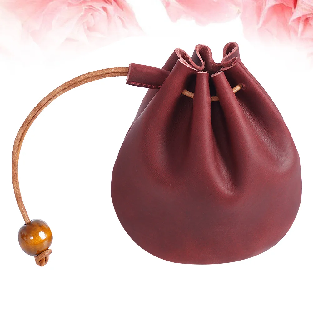 Mini Vintage Coin Purse Small Change Bag for Cash Keys USB Cables Lightweight Portable Organizer Pouch