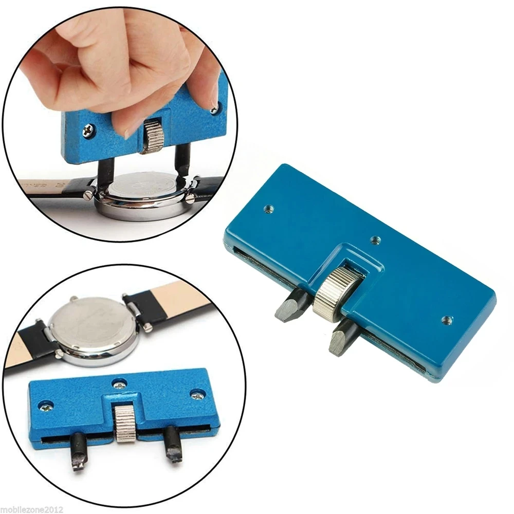 52mm Caliber Two Claw Table Key Watch Rear Cover Open Tool Adjustable Rectangular Remover Wrench Watch Repair Kit Tool Adjuster