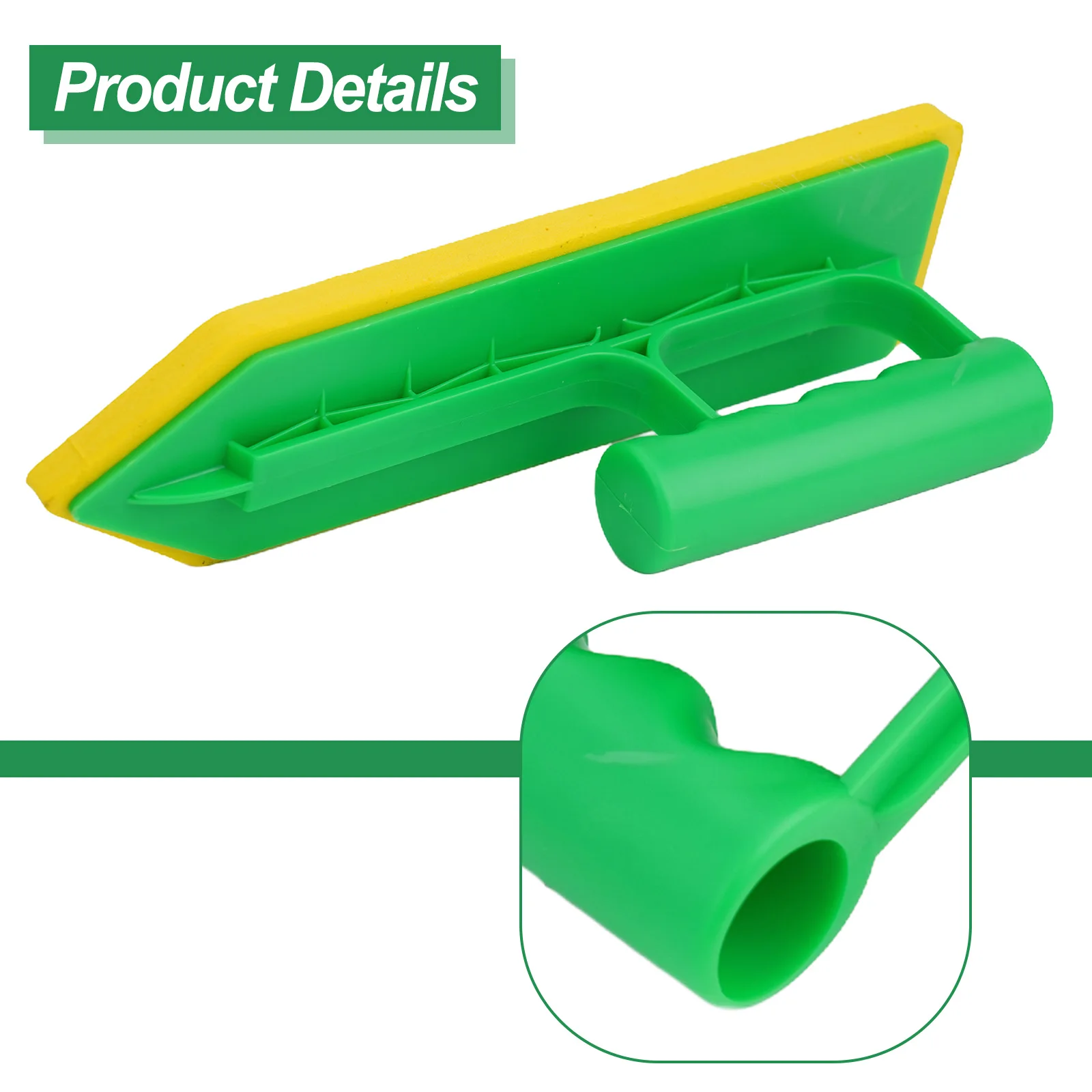 DIY Enthusiasts For Tiled Surfaces Masonry Sponge Trowel Masons Caulking Tool Professional Finish Corrugated Shovel Design