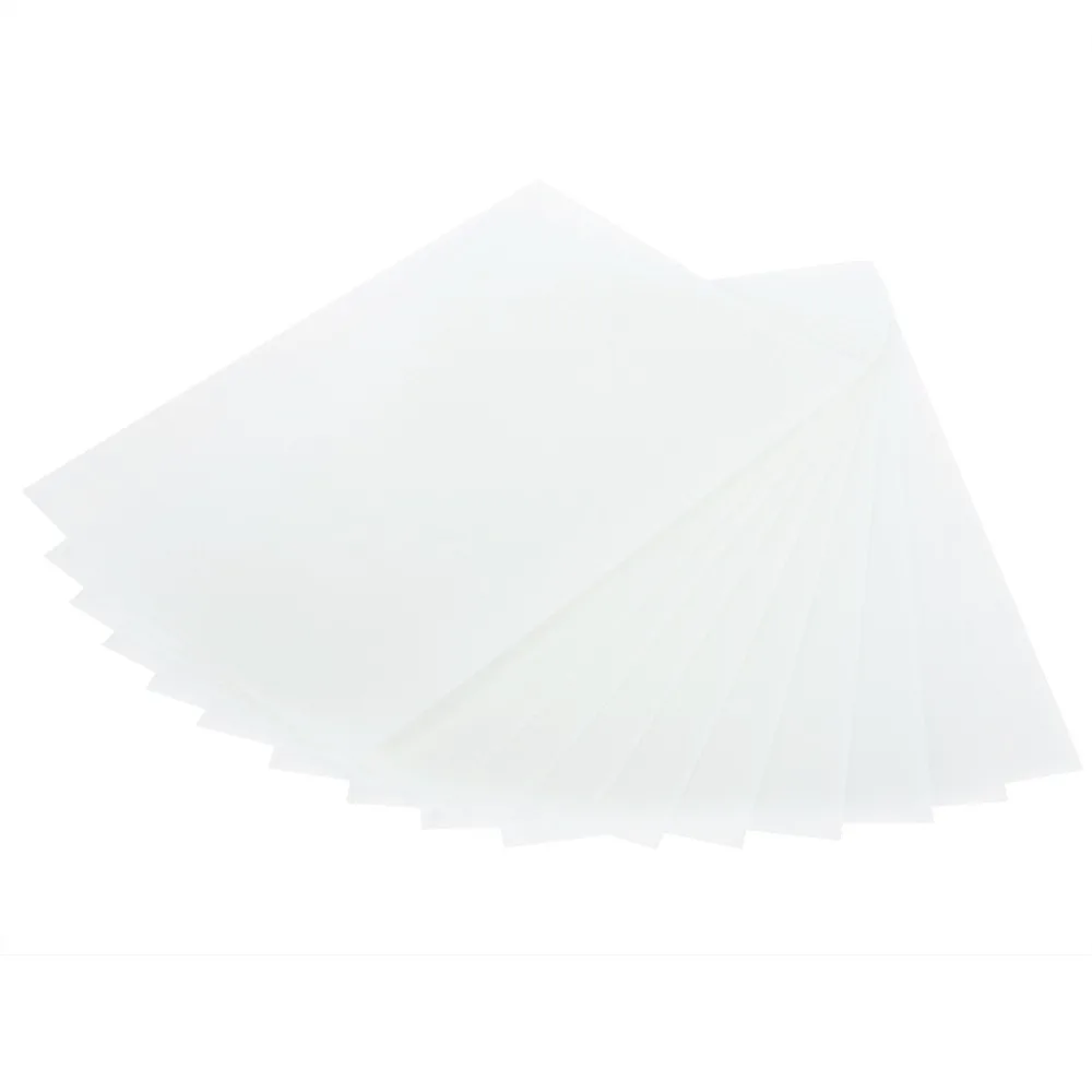 A4 A5，10Pcs Translucent Shrink Plastic Sheet Multi Pieces BOPS Glow In Dark Shrink Film A4 A5 Size Sandable Shrinky Film