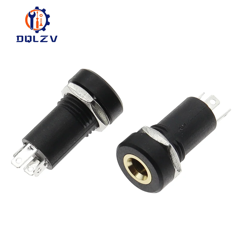 1/3/5PCS 3.5MM 4Pin Audio Jack Socket Stereo 4-Pole Solder Panel Mount With Nut Connector Headphone Female Socket PJ-392A PJ392A