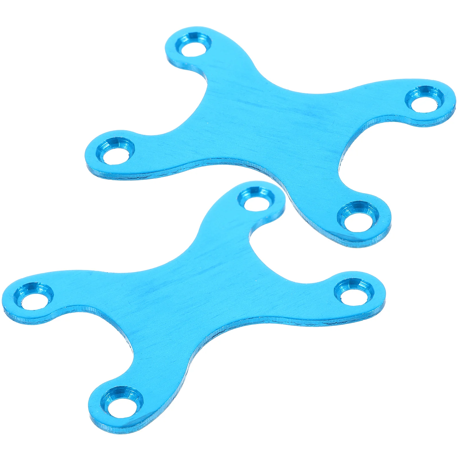 2 Pcs Skate Board Skateboard Bridge Professional Gasket Aluminum Fixing Support Household Accessory Blue Hardware for