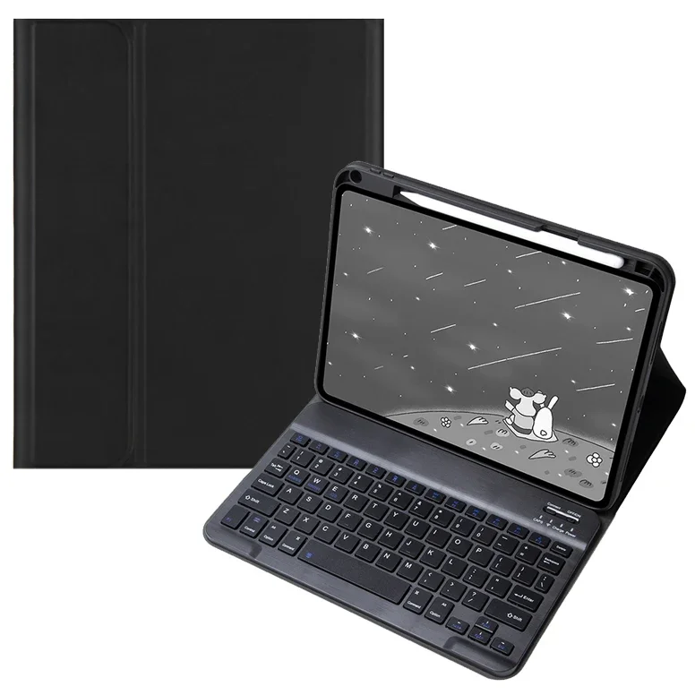 Funda for Xiaomi Redmi Pad 2 Pro 12.1 Keyboard Case with Pencil Holder Coque for Xiaomi POCO Pad M1 12 1 Tablet Cover 12.1 inch