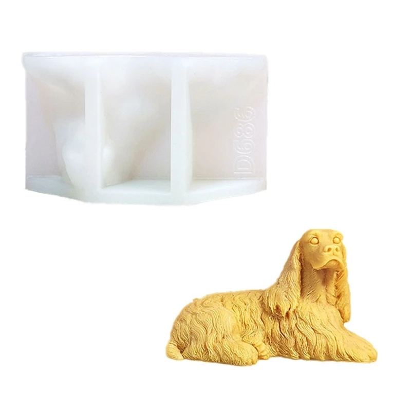 

Silicone Resin Crafting Moulds Dog Suitable for Aesthetic Room Decors Dropship